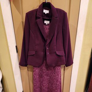 Studio I Sleeveless Maxi Dress with Blazer